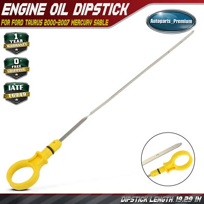 Engine Oil Dipstick for Ford Taurus 2000-2007 Mercury Sable 2000-2005 3.0L OHV - Image 1 of 4
