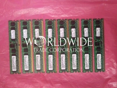 Lote de 8 x IBM 12R8251 512MB DIMM pSeries Foto 1 de 3
