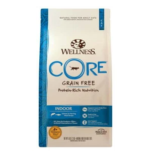 Core Grain-Free Indoor Salmon & Herring Meal Recipe Dry Cat Food 5 Pound Bag - Picture 1 of 7