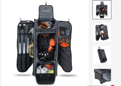 Baseball/Softball Catchers Bag, Bownet Commander Black Available..