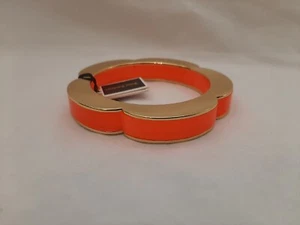  Juicy Couture Orange & Gold Blumen Armband Armreif    - Bild 1 von 6
