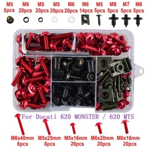 Fairing Bolts Bodywork Screws Kit For Ducati 620 MONSTER / 620 MTS 2003-2006 D11 - Picture 1 of 10