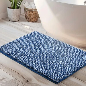 Ultraweicher rutschfester Badteppich 32"x20", waschbare saugfähige Badematte - Bild 1 von 21