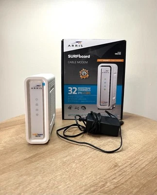 ARRIS SURFboard SB6190 DOCSIS 3.0 32 x 8 Gigabit Cable Modem White - Image 1 of 2