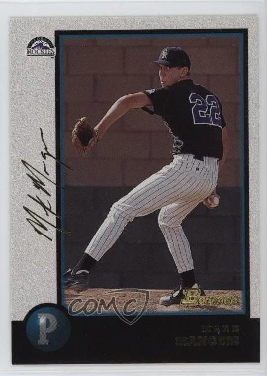 1998 Bowman Golden Anniversary /50 Mark Mangum #139 - Image 1 of 2