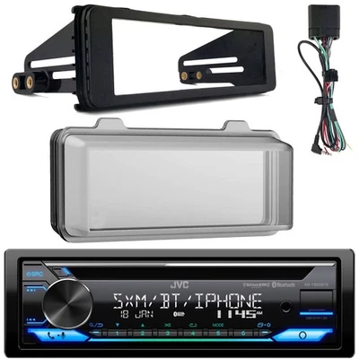 JVC KDT920BTS Bluetooth CD AUX AM/FM Receiver, Installation Kit, Weathershield - Image 1 of 4