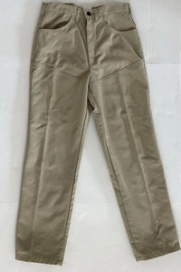 Vintage Walls Ditch Digger Work Pants USA Mens Tan Khaki Nylon Size 32 Reg - Picture 1 of 14