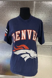 Denver Broncos Shirt - Womens 14/16 - Vintage 1997 - Pro Player - Short Sleeve - Picture 1 of 6