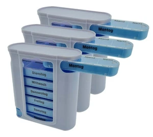 3 Stück Pillenbox Deluxe - Bild 1 von 1