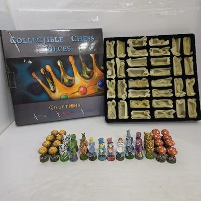 RARE Collectible ALICE in WONDERLAND Chess Pieces by Creations-Set Contemporary - Image 1 of 4
