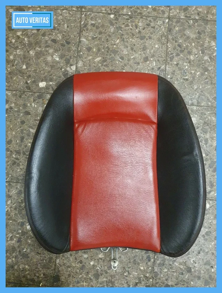 Asiento trasero superior trasero derecho o izquierdo cuero rojo negro peugeot 206cc Foto 1 de 4