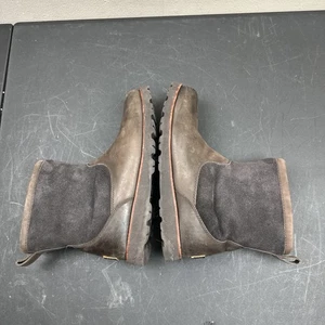 UGG HENDREN TL 1008140 WATERPROOF ZIP BOOTS BROWN, LEATHER AND SUEDE PURE WOOL - Bild 1 von 6