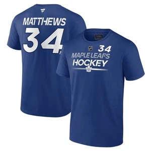 Men's Fanatics Auston Matthews Blue Toronto Maple Leafs Authentic Pro Prime Name - Picture 1 of 3