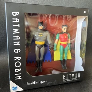 NJ Croce Batman and Robin Bendable Action Figures DC Comics New - Picture 1 of 6