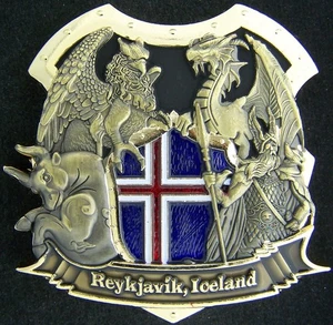 US Embassy Reykjavik Iceland Challenge Coin - Bild 1 von 2