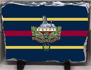 Royal Gloucestershire Regiment Rock Slate 29cm x 20cm Excellent Quality Slate - Picture 1 of 4
