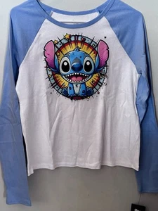 Kids XXL 16/18 Raglan TShirt- LILO And Stitch Back To School Great Gift - Picture 1 of 2