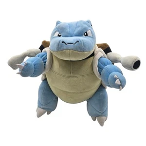 2019 Pokemon 10" Blastoise Plush Preowned Game Freak Blue Turtle Stuffed Animal - Picture 1 of 9