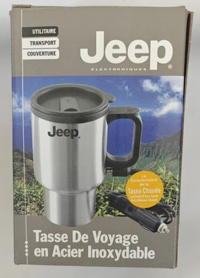 Taza de calefacción Jeep de acero inoxidable 14 oz Foto 1 de 4