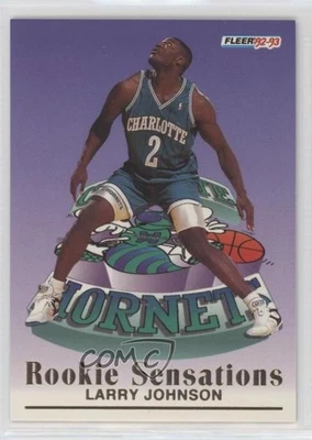 1992-93 Fleer Rookie Sensations Larry Johnson #5 - Image 1 of 2