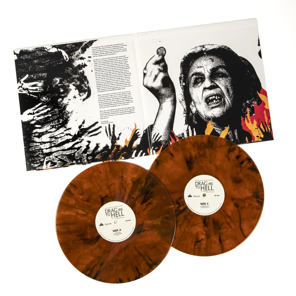 Drag Me To Hell 2 x LP "Hell-Fire Colored Vinyl" Soundtrack Waxwork Records NEU - Bild 1 von 4