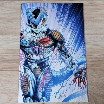 Mecha Frieza Battle Damage Virgin Tyler Kirkham DBZ Toronto Exc Comic LTD 150 NM - Image 1 of 4