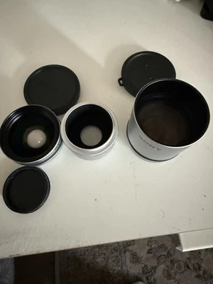 Teleobjetivo Sony VCL-DH2637 x2.6, VCL-DH0737 lente ancha x0.7 y adaptador WAD-WD - Imagen 1 de 4