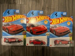 Hot Wheels Ferrari F40 Competizione X2 SF90 X1 Total Of 3 - Picture 1 of 11