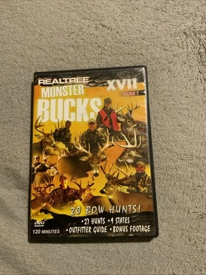 Team Realtree Monster Bucks XVII Vol 2 Hunting Video (DVD, 2009) Tested - Image 1 of 4