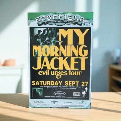 MY MORNING JACKET Band EVIL URGES TOUR Vintage 2008 MUSIC CONCERT 12x17 POSTER - Image 1 of 4