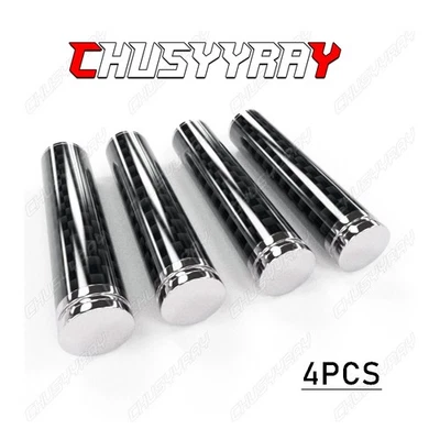 4Pc углеродного волокна двери замок штифты ручка для BMW 1 3 5 7 серии X1 X3 X4 X5 X6 новый - Изображение 1 из 4