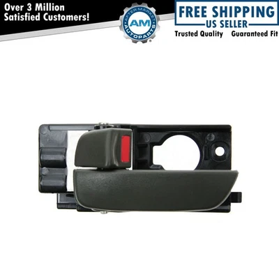 Front Left Interior Door Handle Dark Gray For 2006-2011 Hyundai Accent - Image 1 of 2
