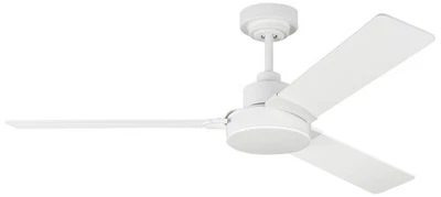 52" Jovie Matte White Indoor/Outdoor Ceiling Fan with Wall Control - Image 1 of 2