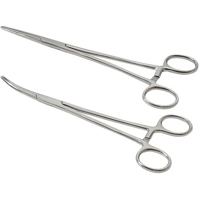Vielseitige Edelstahl Piercingzange mit Sägezahndesign – 2er Set, 12,5cm - Bild 1 von 2