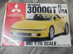 LINDBERG MITSUBISHI 3000GT VR4 1991 1/20 Model Kit 72503 FACTORY SEALED - Picture 1 of 13