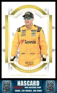 2024 Panini National Treasures - Holo Gold Michael McDowell #40 /10 - Picture 1 of 2