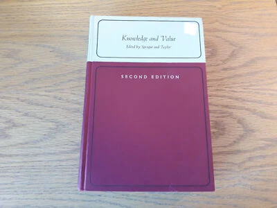 Knowledge And Value второе издание 1967 Harcourt Brace & World Elmer в твердом переплете S - Изображение 1 из 4