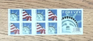 US FOREVER Stamp LADY LIBERTY/FLAG V11111 BOOKLET PANE OF 20 MNH FREE SHIPPING - Picture 1 of 2