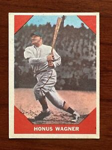 1960 Fleer All-Time Greats Honus Wagner Pitt. Pirates HOFer Baseball Card #62 EX