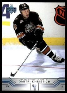 2001-02 Upper Deck #408 Dmitri Khristich Washington Capitals Hockey Card - Bild 1 von 2