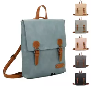 Large Backpack Vintage Style Rucksack Ladies Shoulder Travel School Bag Unisex - Picture 1 of 11