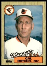 1987 Topps Traded Tiffany Cal Ripken Sr. Baltimore Orioles #102T