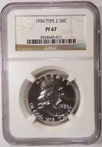 1956 NGC PF67 Doubled Die Reverse DDR-003 (Coneca) - Picture 1 of 6