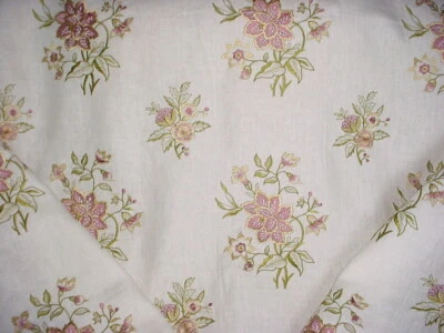 10-1/4Y Brunschwig & Fils BF10441 Marwood Spring Embroidery Upholstery Fabric - Image 1 of 4