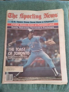 The Sporting News June 13, 1983 "The Toast of Toronto" Blue Jays P Dave Stieb - Picture 1 of 2