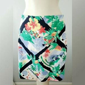 Talbots Petites Tropical Print Skirt - Picture 1 of 8