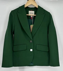New Boden Marylebone Ponte Blazer.  Green. Size 2 Petite. Retail $185 - Picture 1 of 6