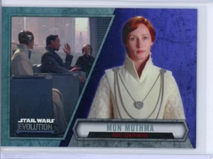 MON MOTHMA 2016 Topps Star Wars Evolution LILA LICHTSCHWERT Parallelkarte #84 - Bild 1 von 2
