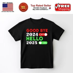 Camiseta Feliz Año Nuevo 2025, Unisex S-3XL - Imagen 1 de 8