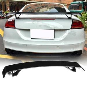 Gloss Black Rear Trunk Spoiler Lip for Audi TT TTS 8J A5 A6 A7 S7 RS7 2008-2011 - Picture 1 of 12
